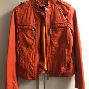 Orange Bernardo jacket